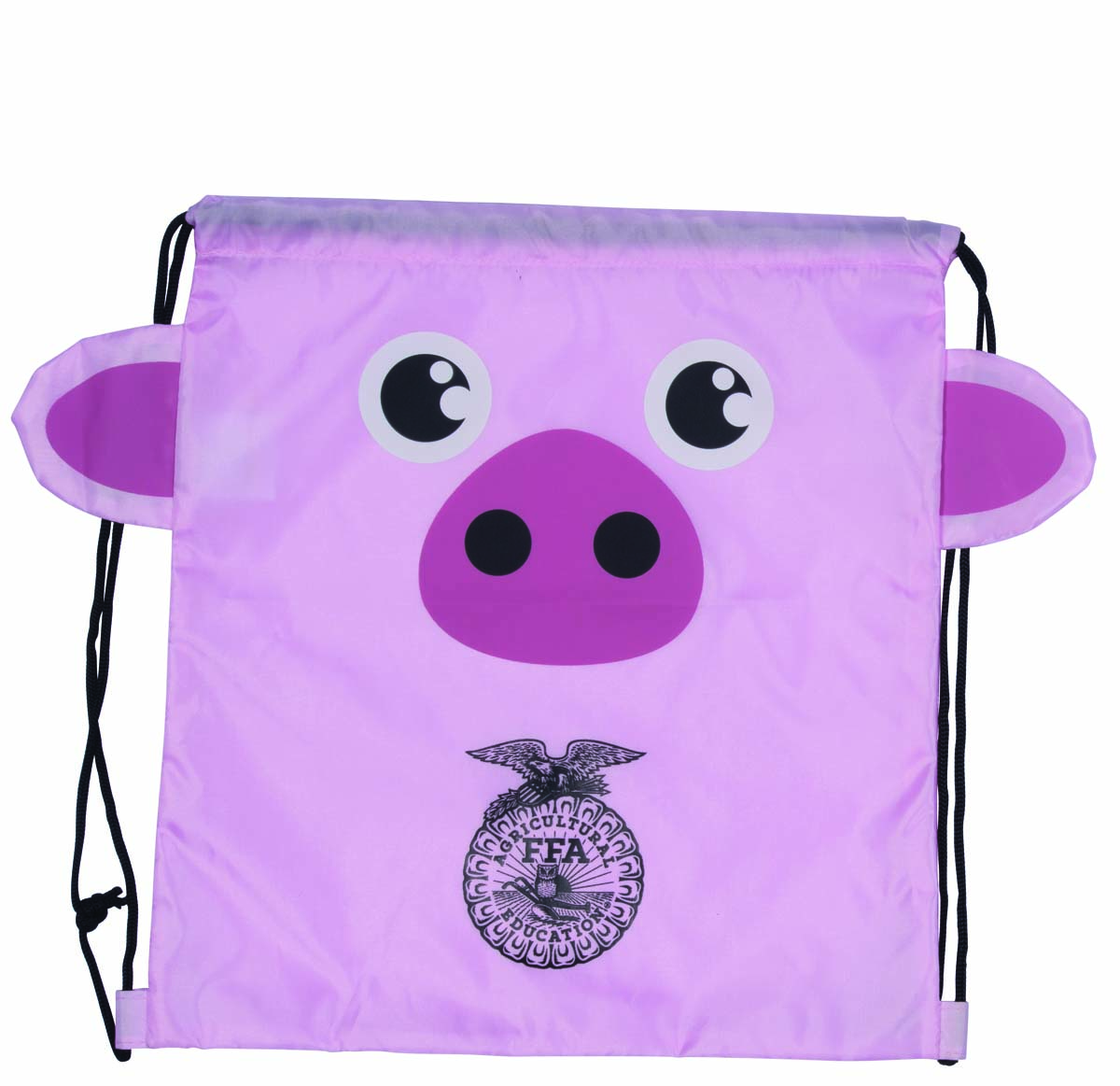 Ffa Pig Drawstring Bag Pink Ffa Pig Drawstring Bag Pink