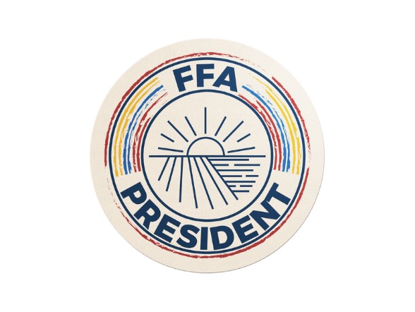SALE FFA PRESIDENT STICKER 03259 0000